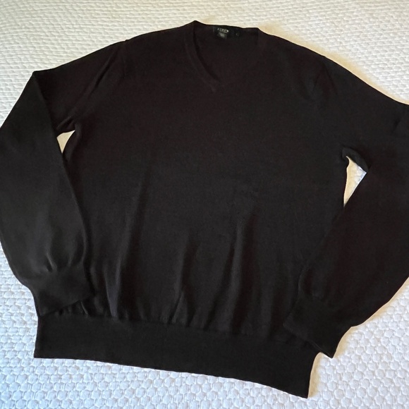 Vintage J.Crew Merino Wool V-Neck Sweater - Picture 1 of 8